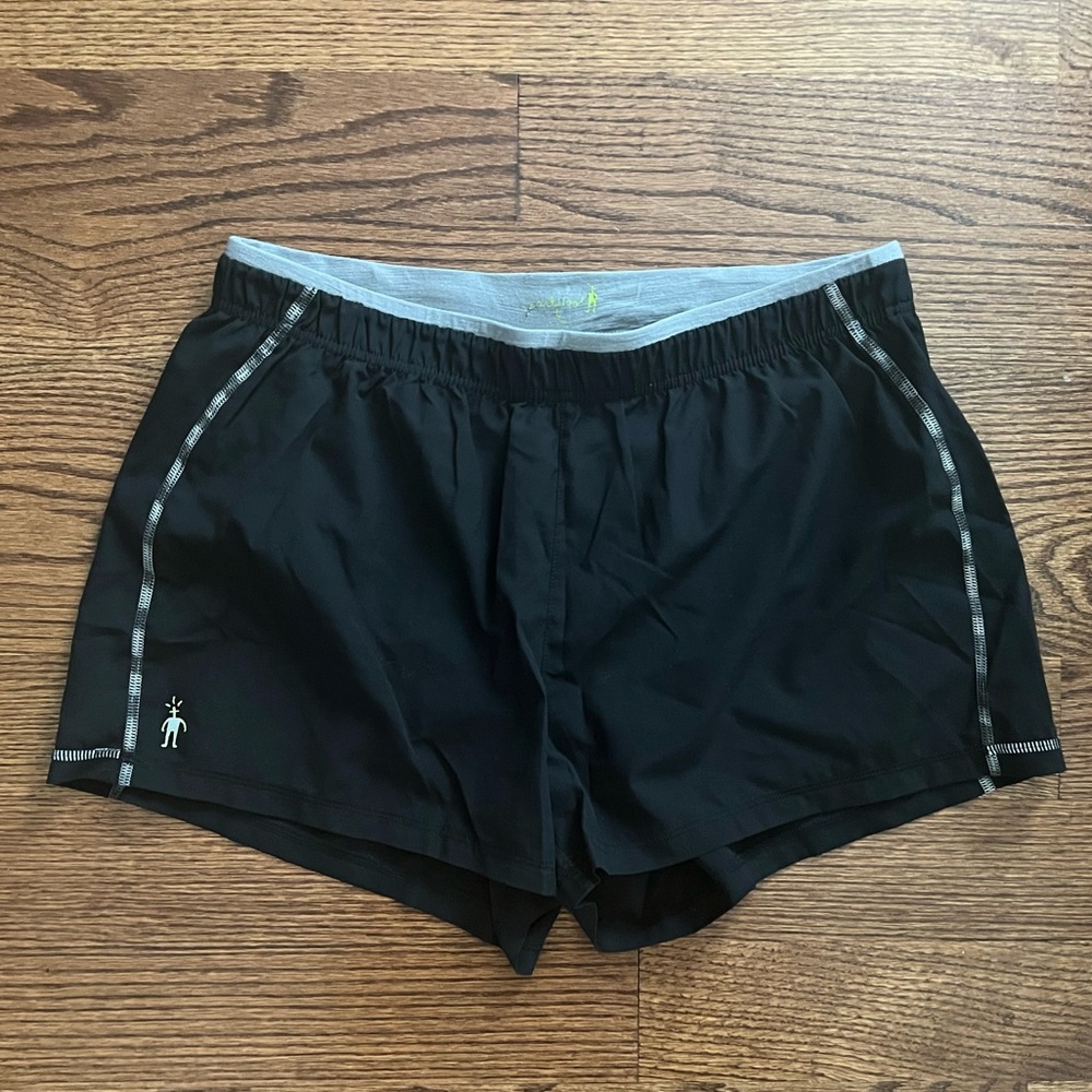 Smartwool Phd Black Running Shorts - image 1